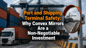 Port and Shipping Terminal Safety Why Convex Mirrors Are a Non-Negotiable Investment