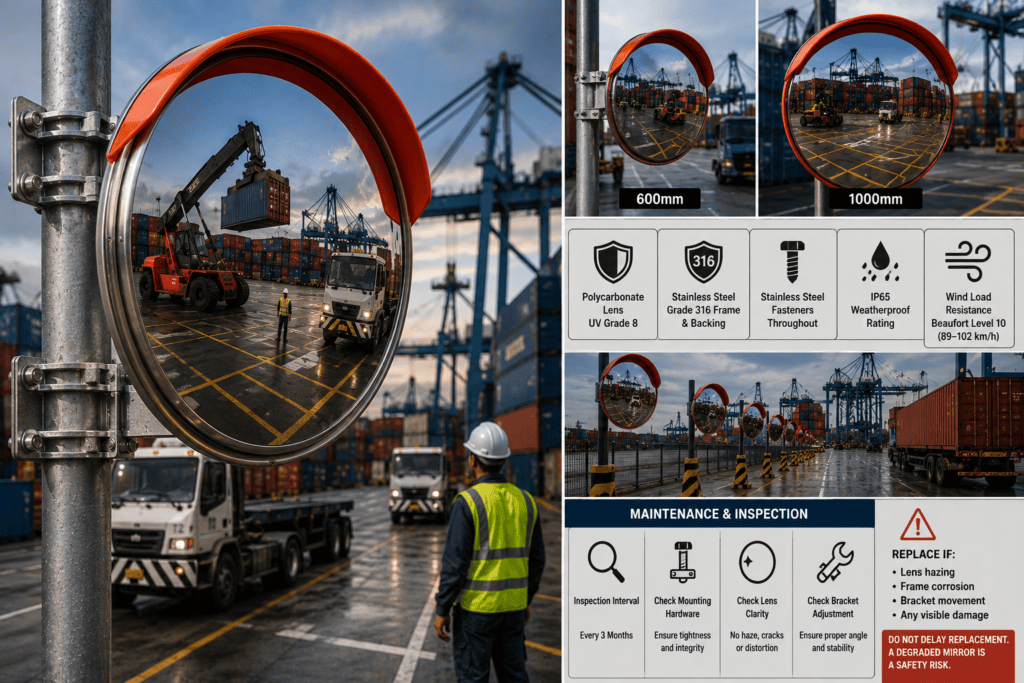 Specifying Convex Mirrors for Port and Terminal Procurement