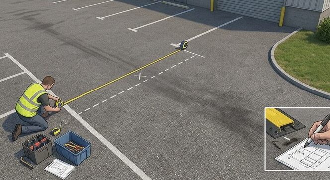 Step-by-Step Complete Process To Install the Rubber Cable Protector Ramps on Asphalt