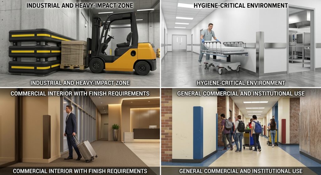 The Main Types of Corner Guards for High-Traffic Commercial Environments