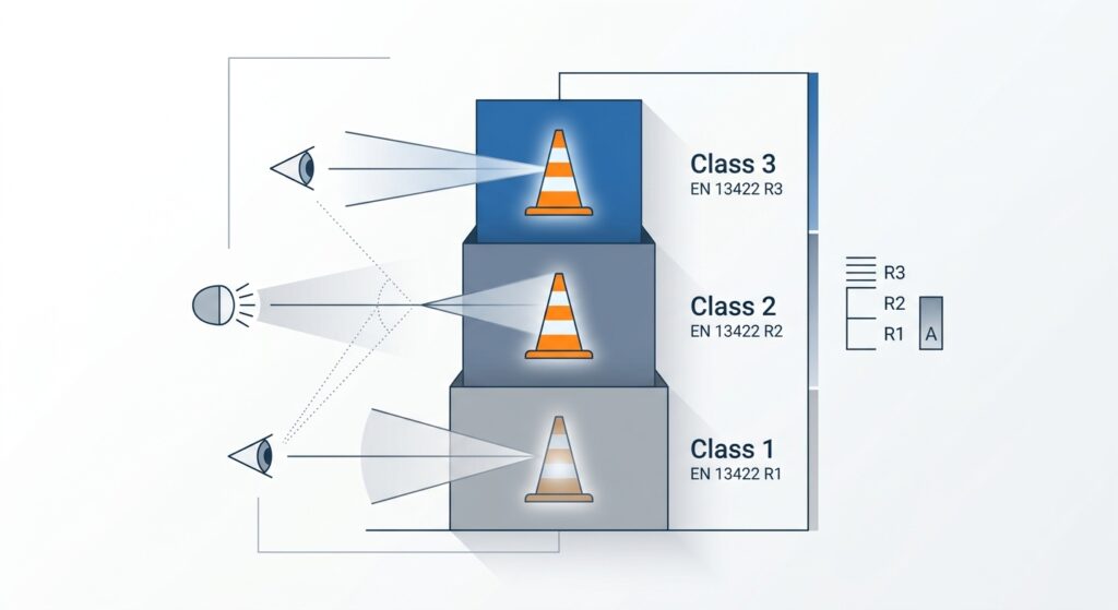 Understanding the Retroreflective Classification System of a traffic cone