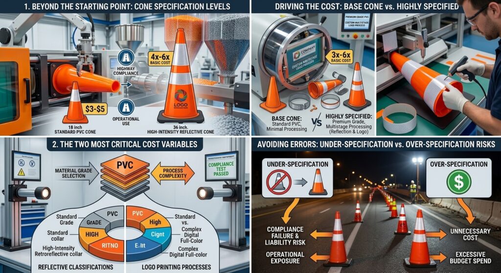 Why Traffic Cone Wholesale Pricing Varies More Than Most Buyers Expect