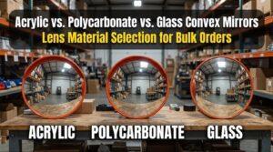 Acrylic vs. Polycarbonate vs. Glass Convex Mirrors: Lens Material Selection for Bulk Orders