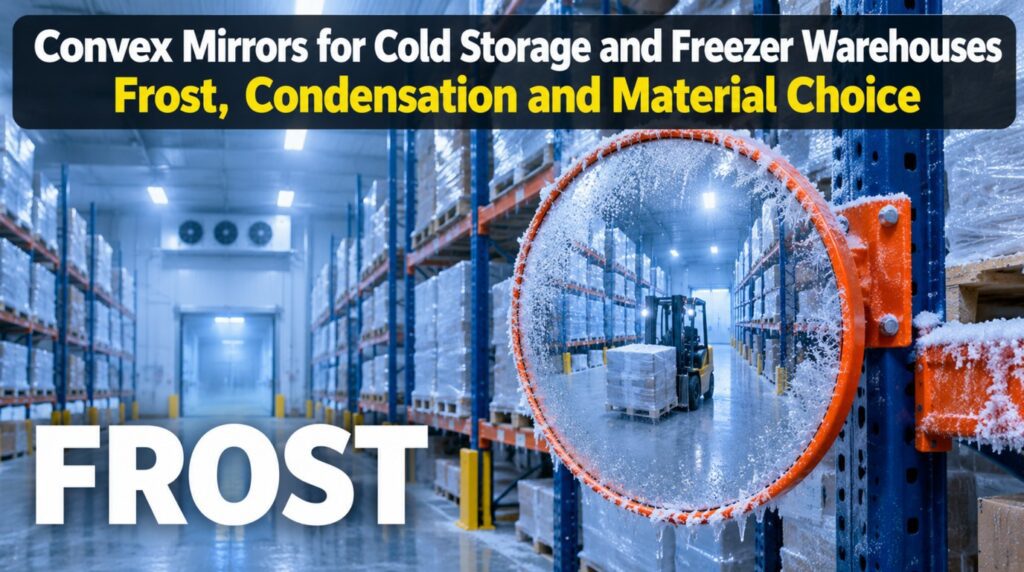 Convex Mirrors for Cold Storage and Freezer Warehouses: Frost, Condensation and Material Choice