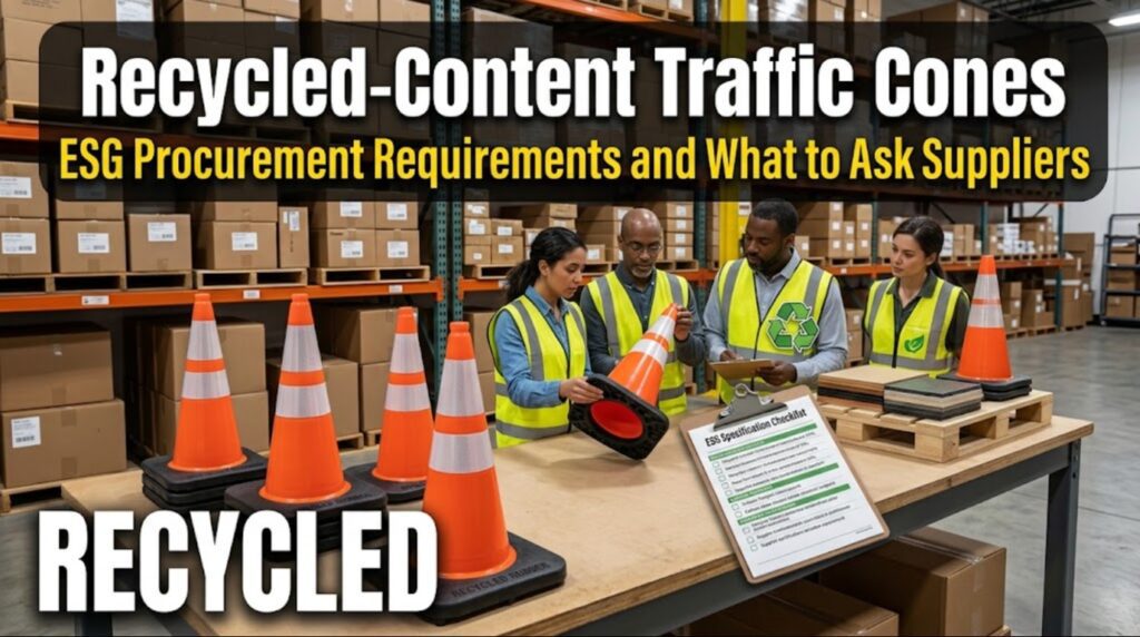 Recycled-Content Traffic Cones: ESG Procurement Requirements and What to Ask Suppliers