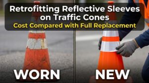Retrofitting Reflective Sleeves on Traffic Cones: Cost Compared with Full Replacement