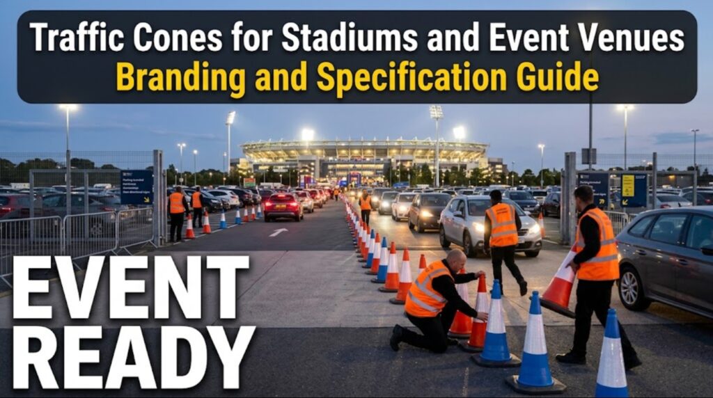 Traffic Cones for Stadiums and Event Venues: Branding and Specification Guide