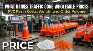 What Drives Traffic Cone Wholesale Prices: PVC Resin Costs, Weight and Order Volume
